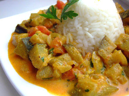 Curry de vinete