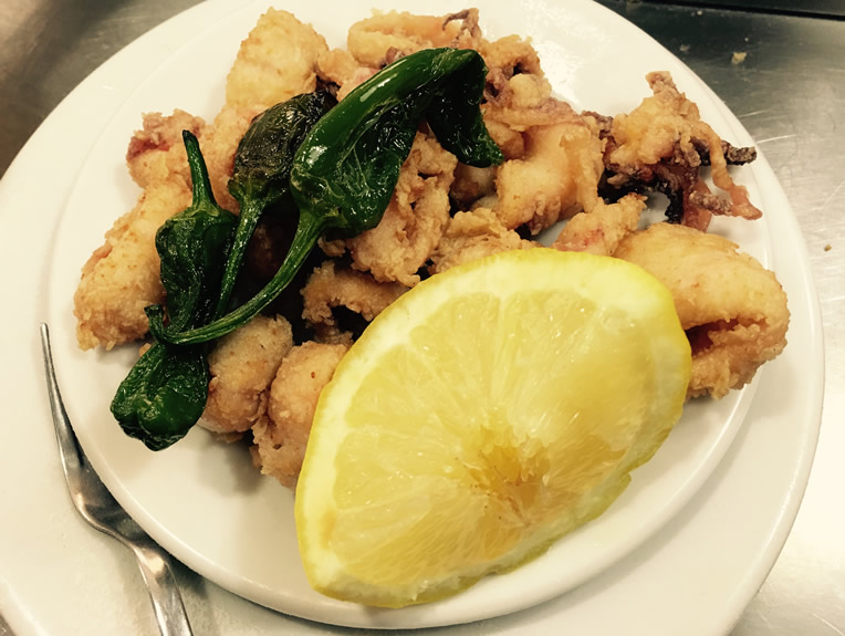 Calamari fripti ( La Mejillonera)