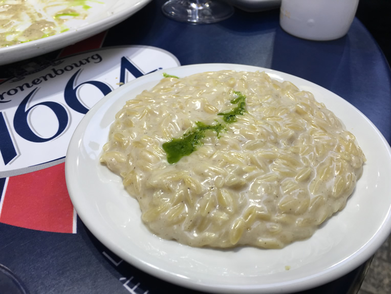 Risotto cu branza Idiazabal afumata (Borda Berri)