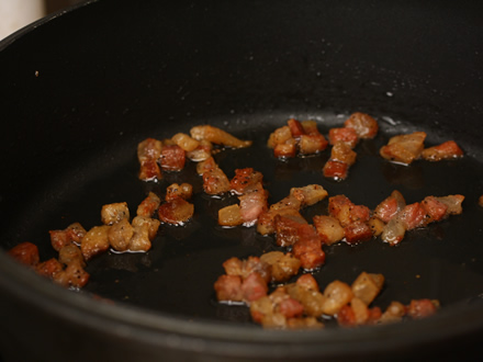 Guanciale la prajit