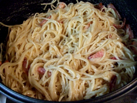 Spaghete carbonara