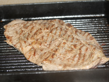 Steak bavette la grill