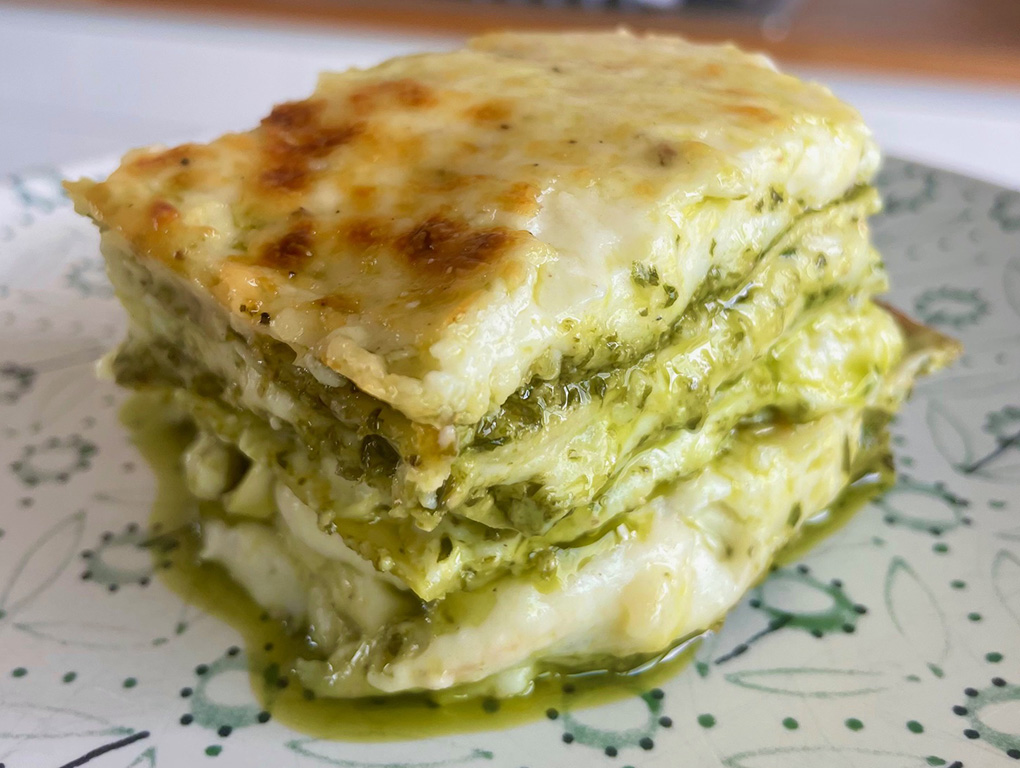 Reteta Lasagna cu leurda si pecorino