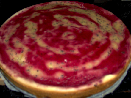 Reteta Tarta cu branza si zmeura (Cheesecake)